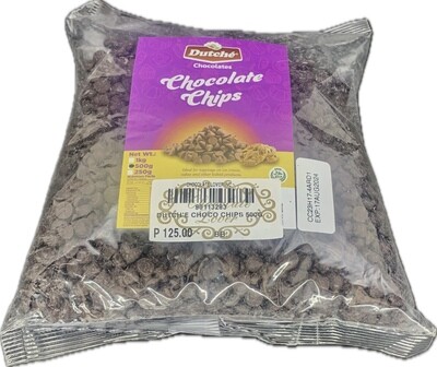 DUTCH&#39;E CHOCOLATE CHIPS 500g