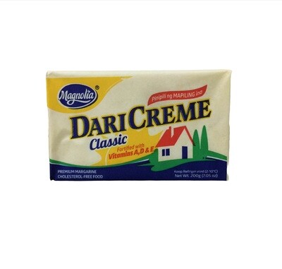 MAGNOLIA DARI CREME CLASSIC PREMIUM MARGARINE 200G