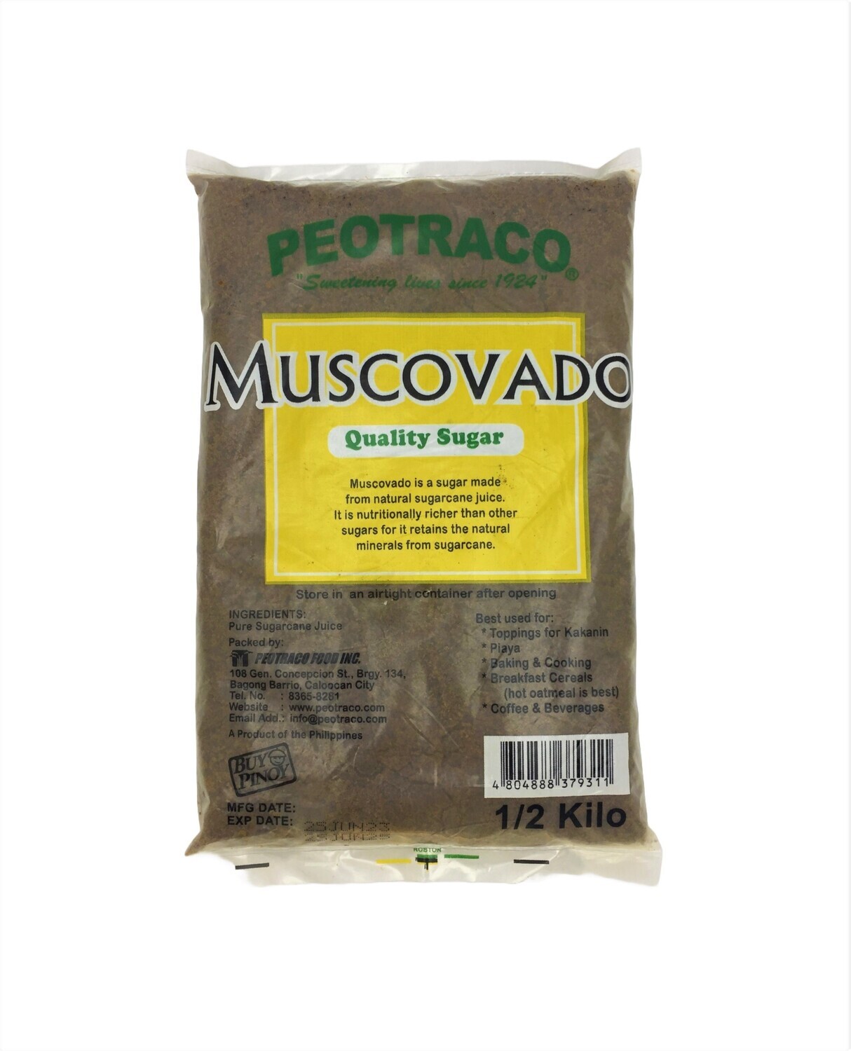 PEOTRACO MUSCOVADO SUGAR 500g