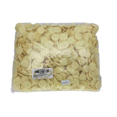 DELICATESSE WHITE CHOCOLATE BUTTONS 1kg