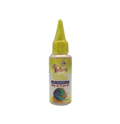 SUGAR KING  BAKER&#39;S FOOD COLORING GEL YELLOW 30g