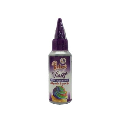 SUGAR KING  BAKER&#39;S FOOD COLORING GEL VIOLET 30g