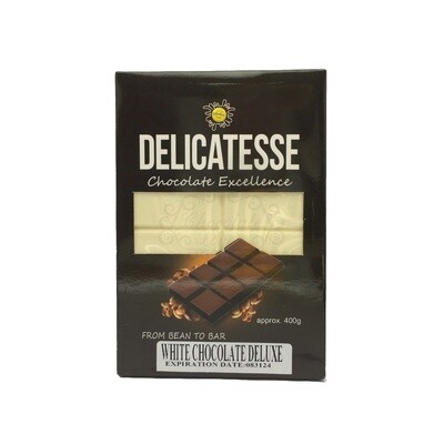 DELICATESSE WHITE CHOCOLATE DELUXE 400g