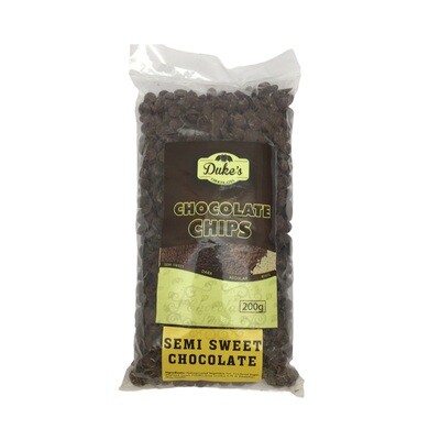 DUKE&#39;S SEMI-SWEET CHOCOLATE CHIPS 200g