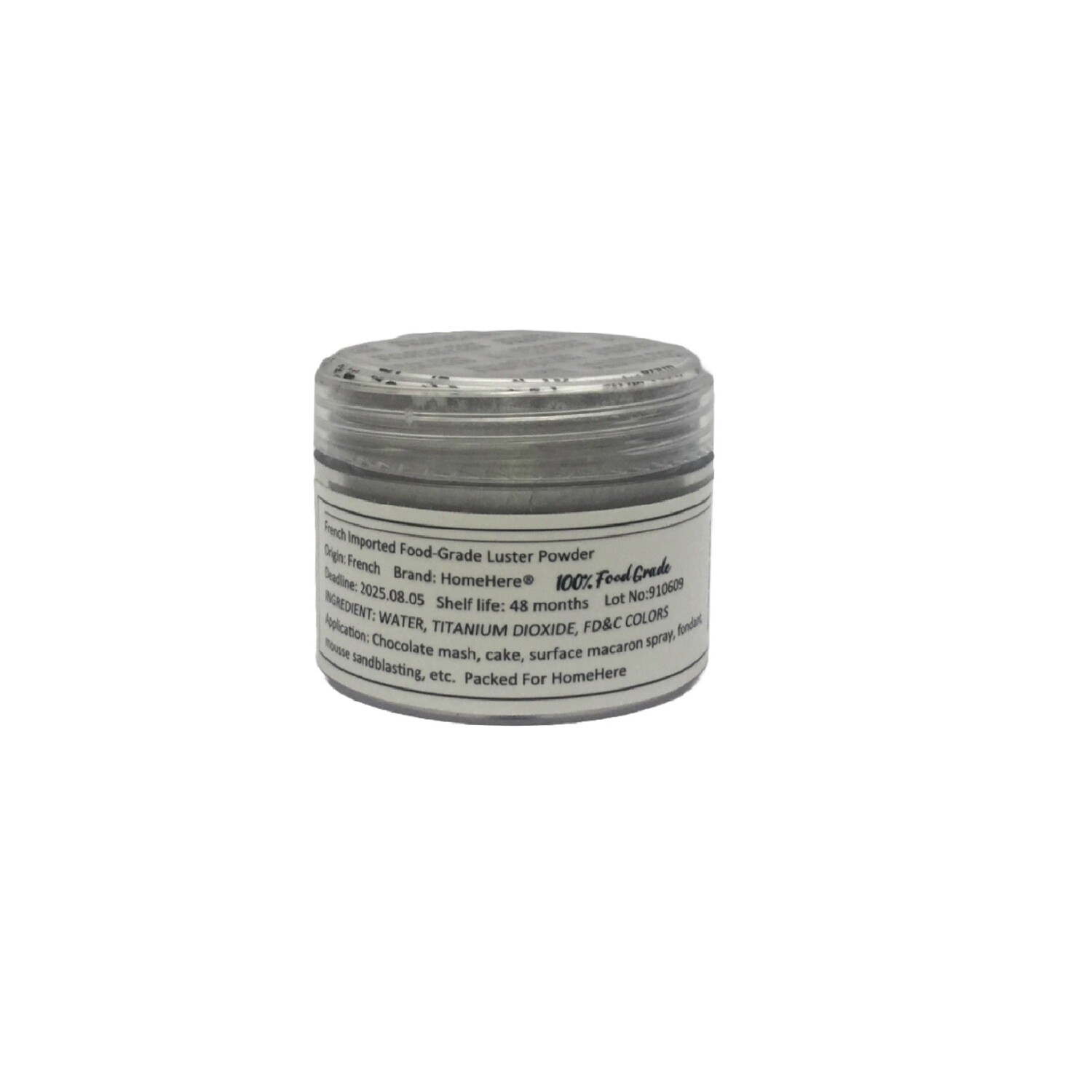 GARYOB EDIBLE CAKE LUSTER DUST SILVER 7g