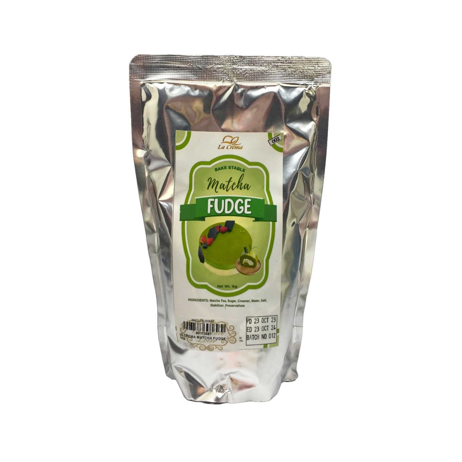 LA CREMA MATCHA FUDGE 1kg