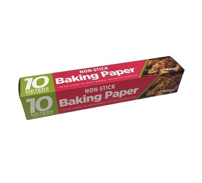 PINK NON-STICK BAKING PAPER 10M