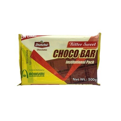 DUTCH&#39;E BITTERSWEET CHOCOLATE BAR 500g
