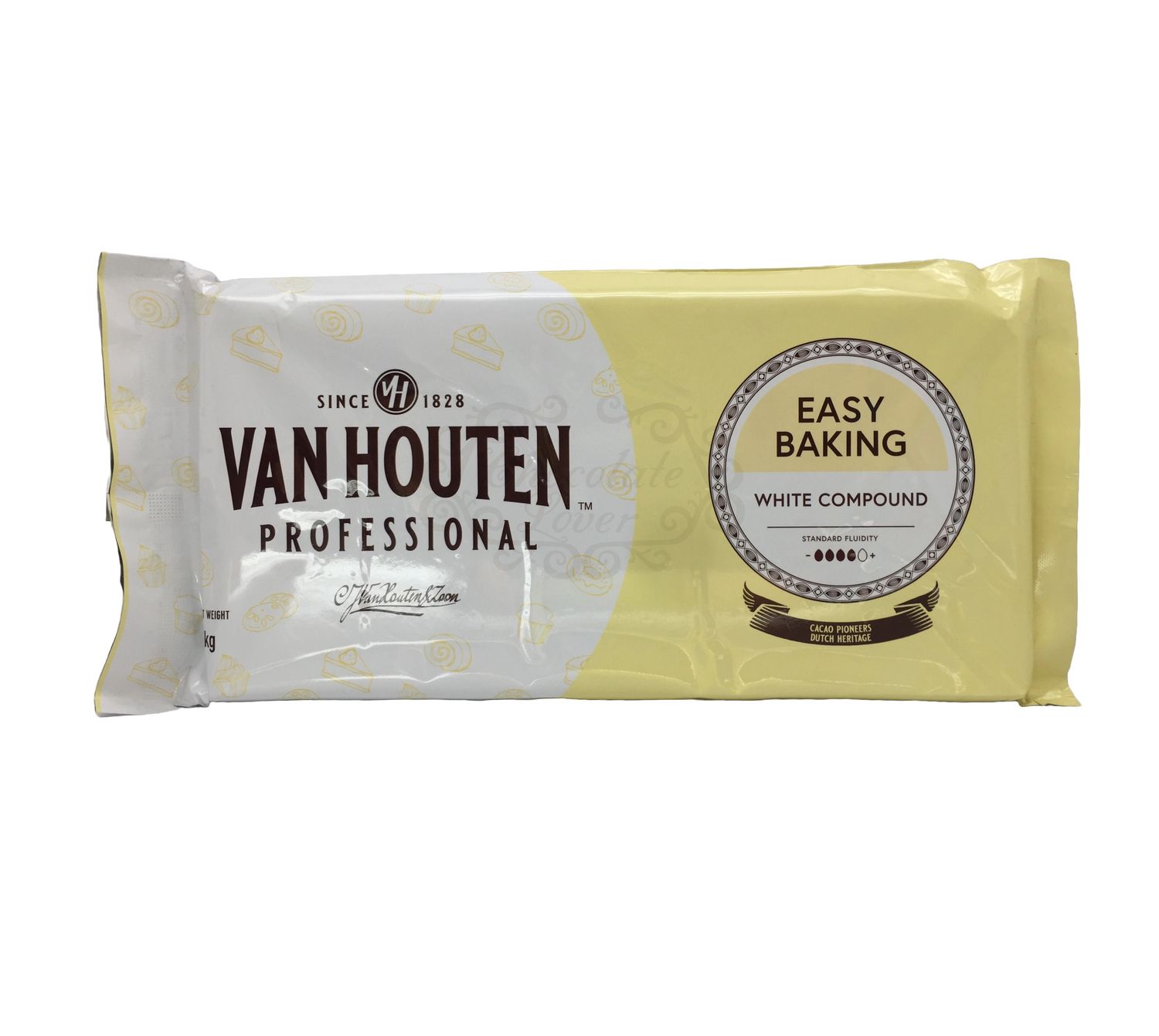 VAN HOUTEN EASY BAKING WHITE CHOCOLATE COMPOUND 1kg