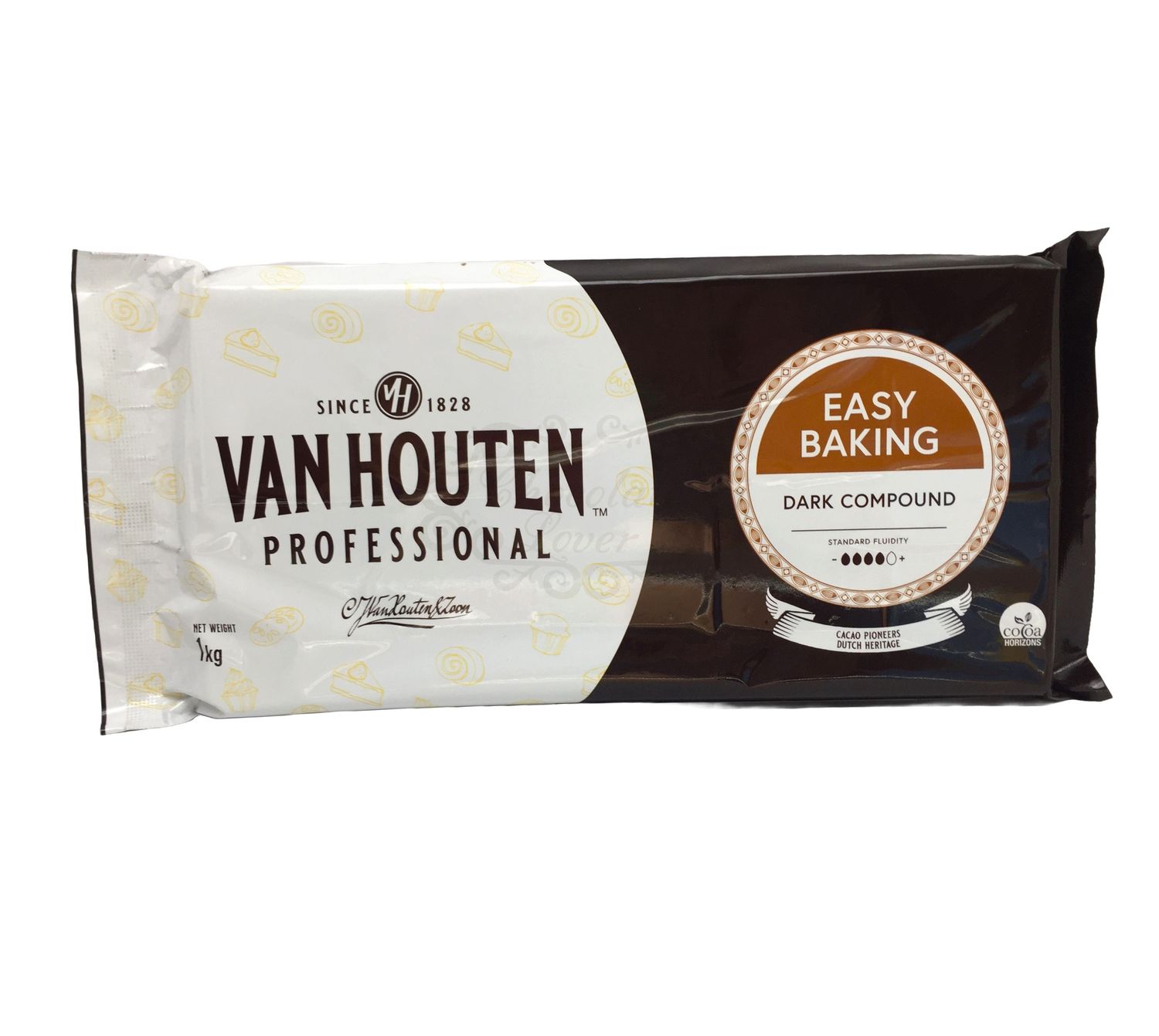 VAN HOUTEN EASY BAKING DARK CHOCOLATE COMPOUND 1kg