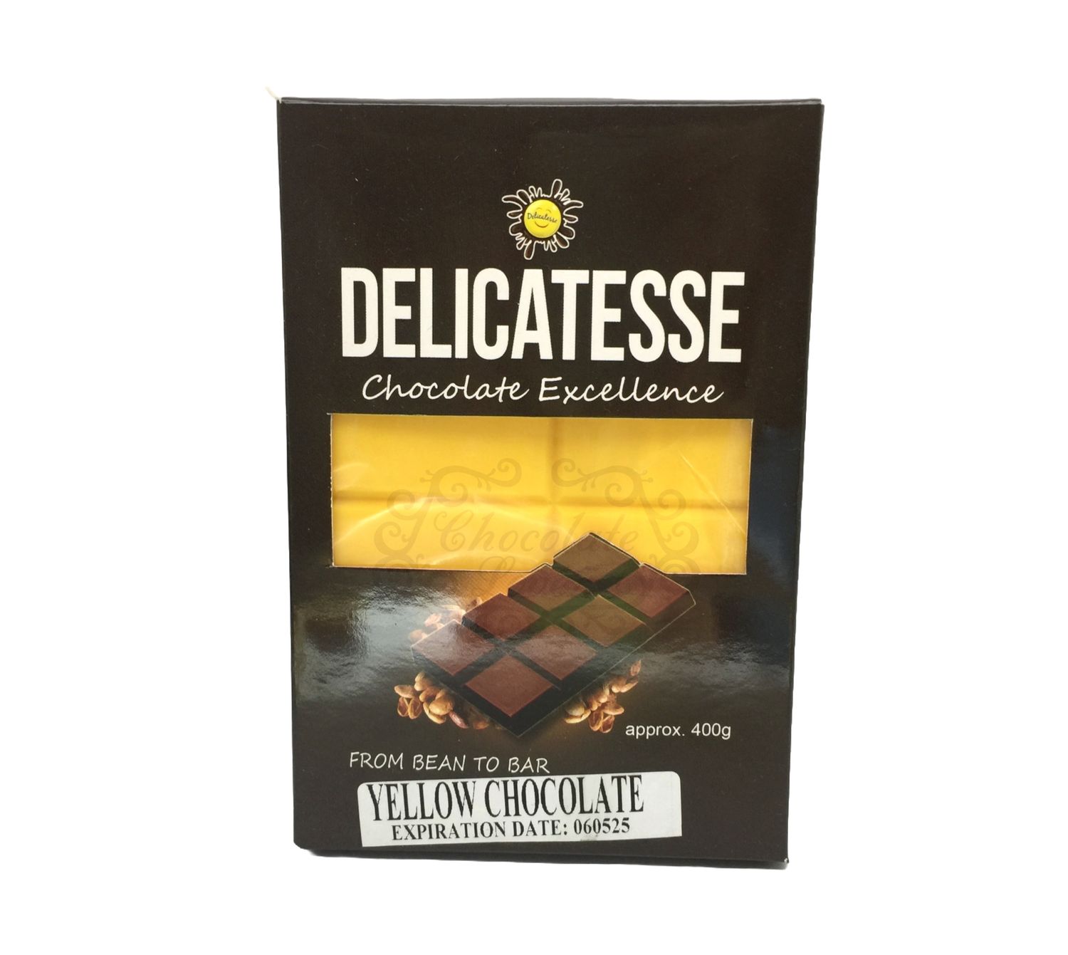 DELICATESSE YELLOW CHOCOLATE BAR 400G