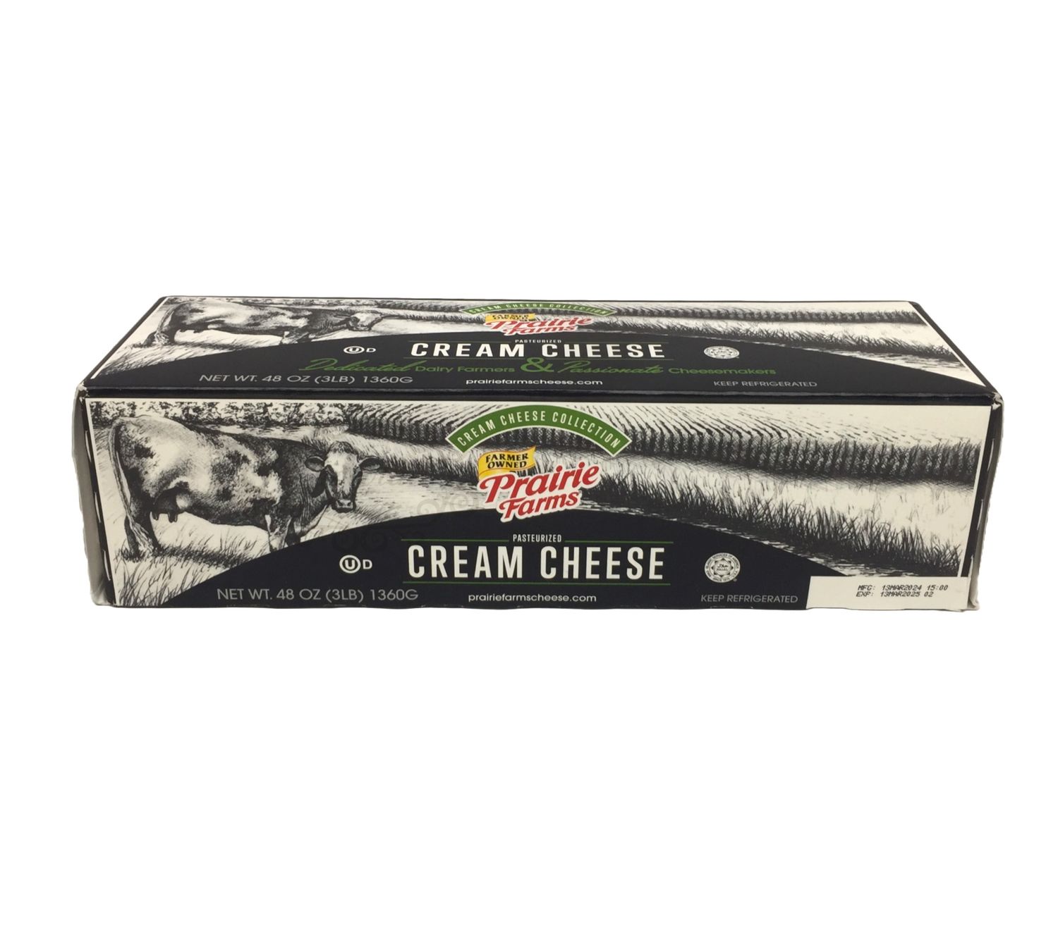 PRAIRIE FARMS CREAM CHEESE 1.36kg