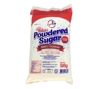 SUGAR KING BAKER&#39;S POWDERED SUGAR 500g