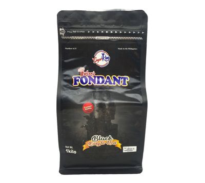 SUGAR KING BAKER&#39;S BLACK FONDANT 1kg