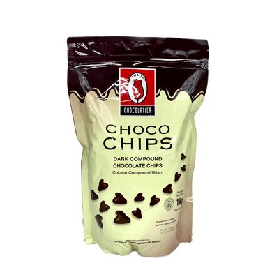 TULIP DARK COMPOUND CHOCOLATE CHIPS 1KG