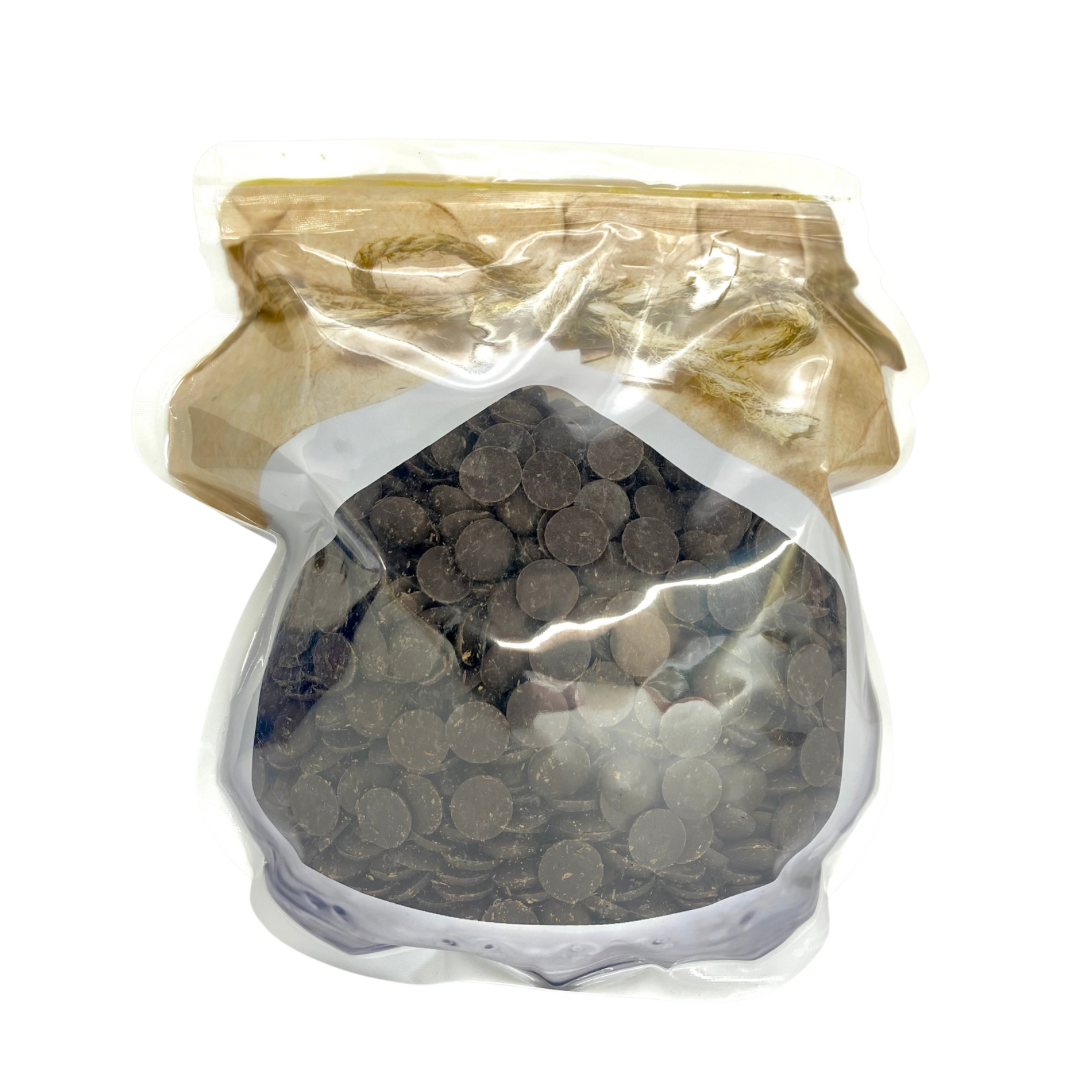 SAHARA 60% DARK BUTTONS CHOCOLATE COUVERTURE 1kg