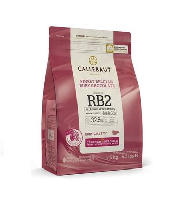 CALLEBAUT N°RB2 RUBY MILK CALLETS CHOCOLATE