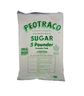 PEOTRACO CONFECTIONERS&#39; POWDERED SUGAR 2272g (5lbs)