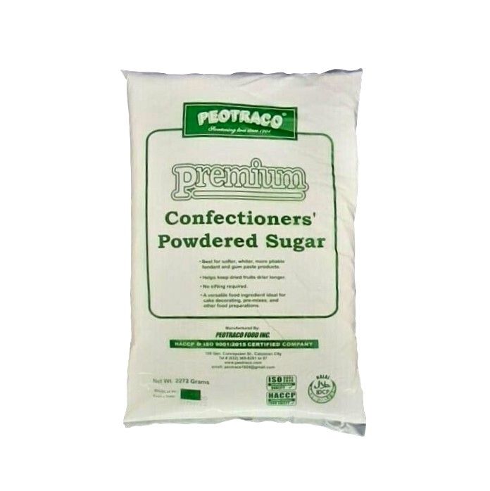 PEOTRACO PREMIUM CONFECTIONERS&#39; POWDERED SUGAR 2272g (5lbs)