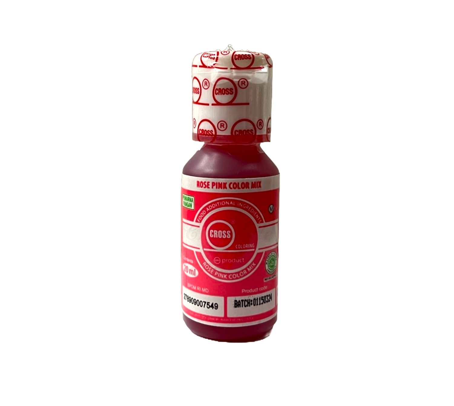 CROSS OIL BASED FOOD COLOR ROSE PINK 20ml