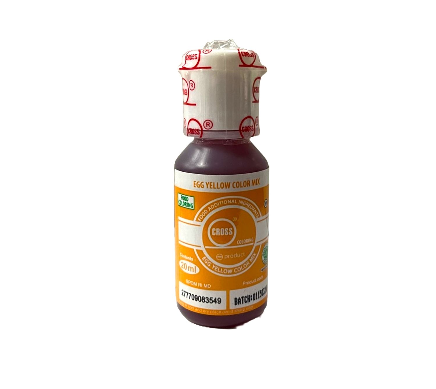 CROSS OIL BASED FOOD COLOR EGG YELLOW 20ml