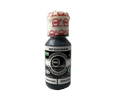 CROSS OIL BASED FOOD COLOR SWEET BLACK 20ml