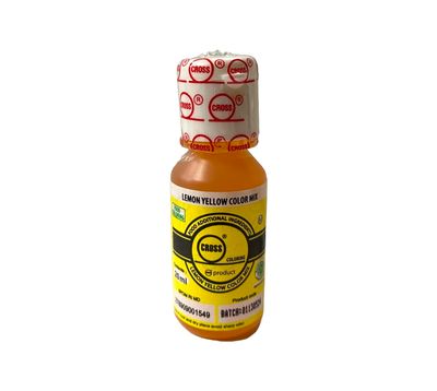 CROSS OIL BASED FOOD COLOR LEMON YELLOW 20ml