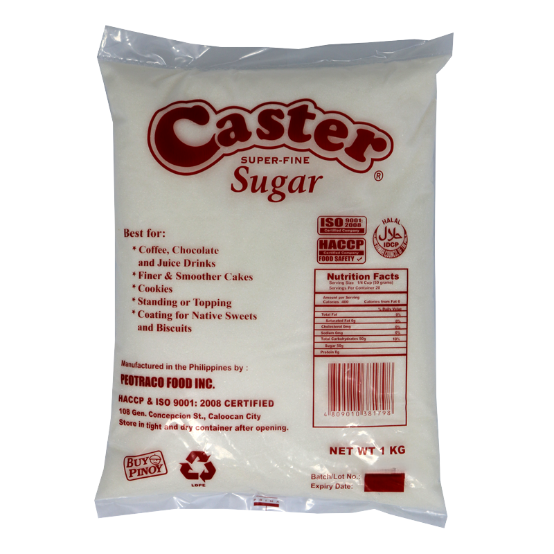 PEOTRACO CASTER SUGAR 1kg