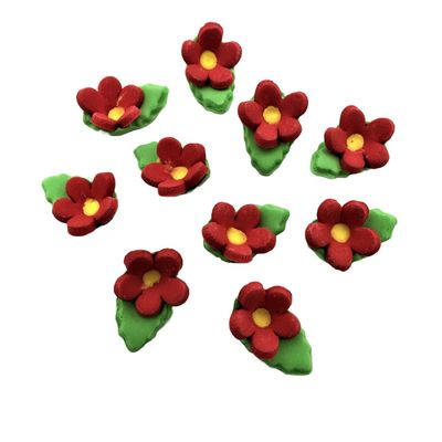 SAMPAGUITA WITH LEAVES RED 10&#39;s
