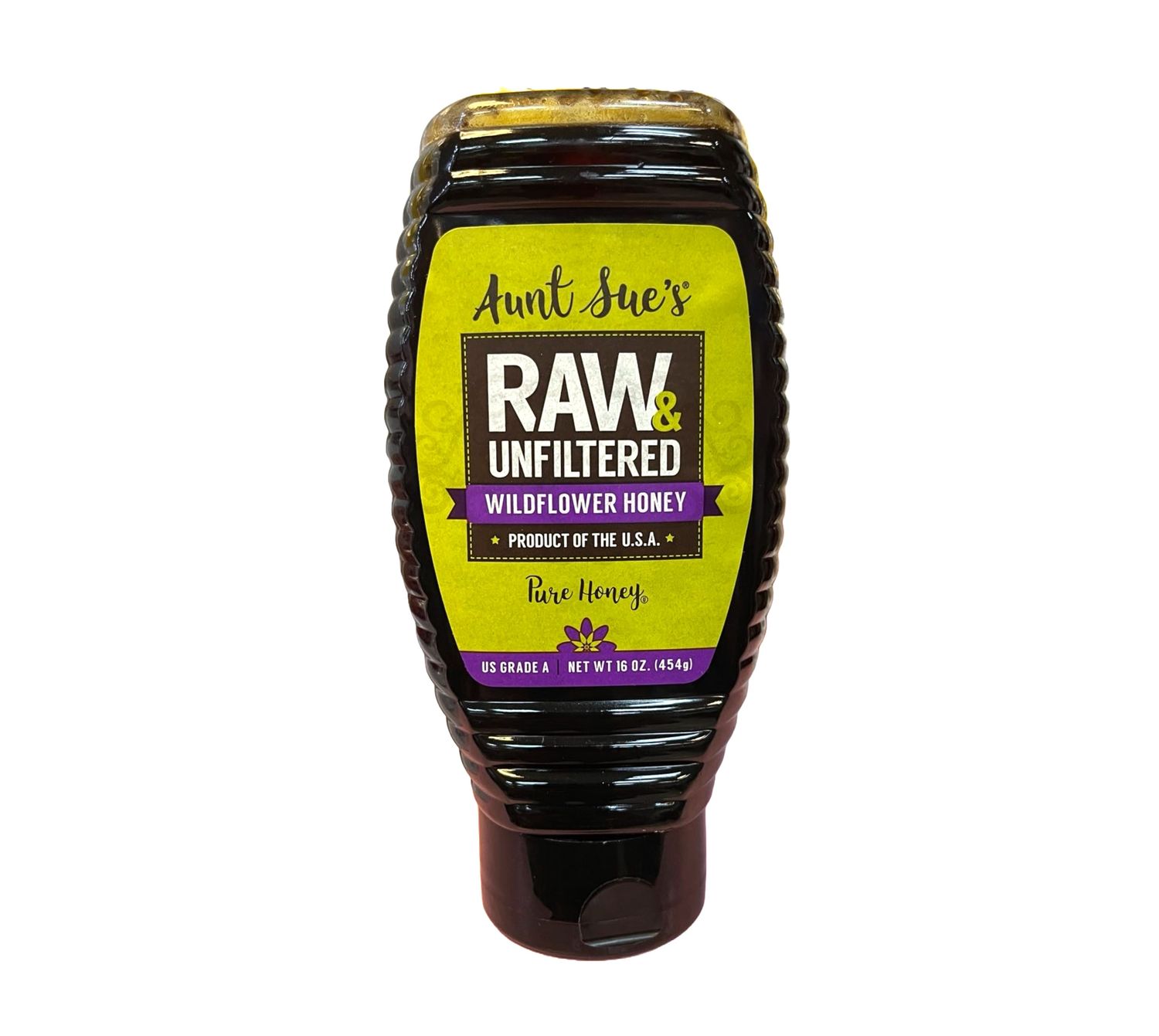 AUNT SUE&#39;s RAW WILD HONEY 16oz (454g)