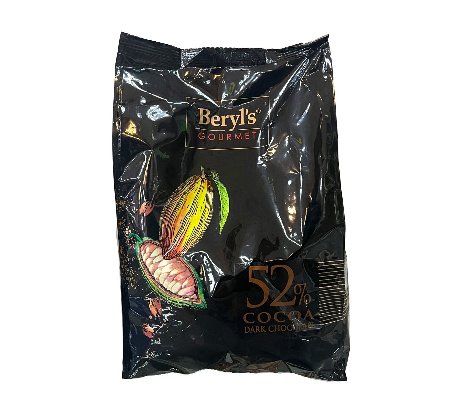 BERYL&#39;S 52% DARK CHOCOLATE COINS COUVERTURE