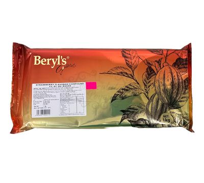 BERYL&#39;S STRAWBERRY CHOCOLATE COMPOUND 1kg