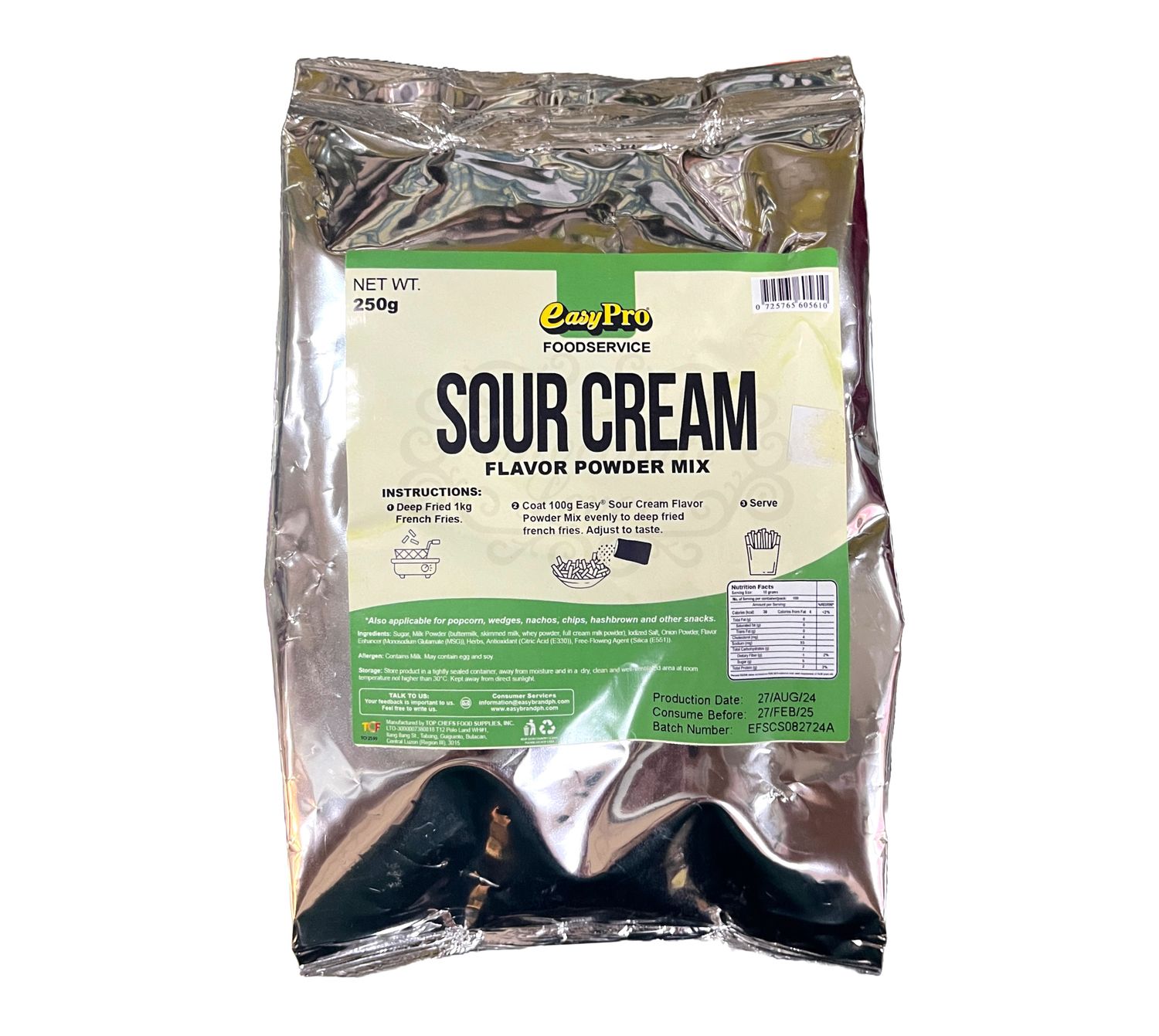 EASY PRO SOUR CREAM FLAVOR POWDER MIX 250g