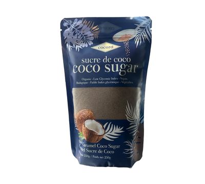 ORGANIC COCO SUGAR DARK CARAMEL 250g