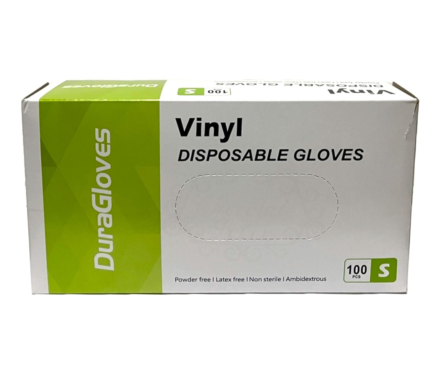 DURAGLOVES CLEAR VINYL GLOVES SMALL 100&#39;s