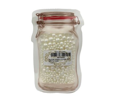 WHITE PEARL MIX CANDY SPRINKLE 100g