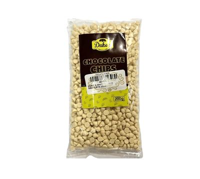 DUKE&#39;S WHITE CHOCOLATE CHIPS 200g