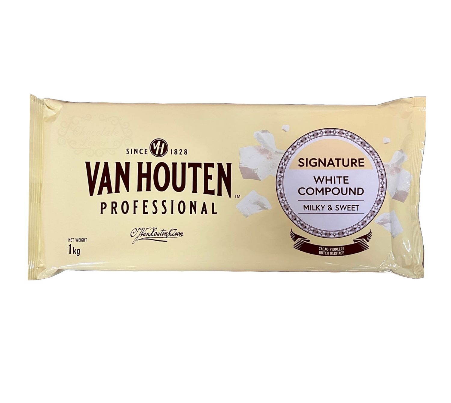 VAN HOUTEN WHITE CHOCOLATE COMPOUND (CWB5601) 1kg
