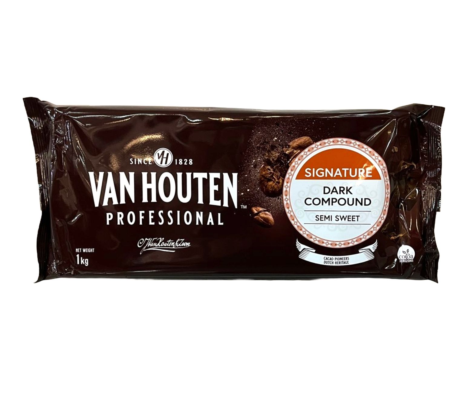 VAN HOUTEN DARK SEMI-SWEET CHOCOLATE COMPOUND (CSB1501) 1kg
