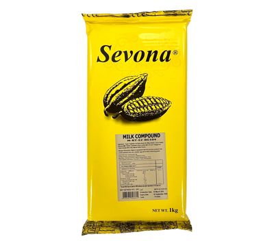 SEVONA MILK CHOCOLATE COMPOUND 1KG