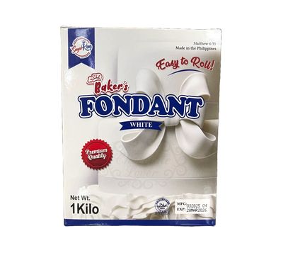 SUGAR KING BAKER&#39;S WHITE FONDANT 1kg
