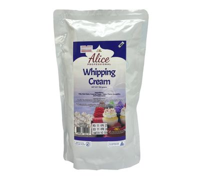 LA CREMA ALICE WHIPPING CREAM 750g