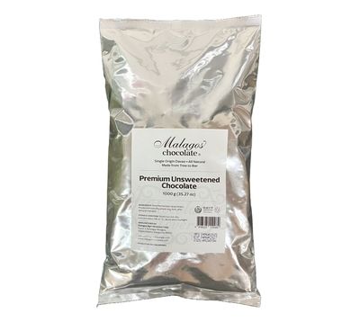 MALAGOS UNSWEETENED CHOCOLATE 1000g