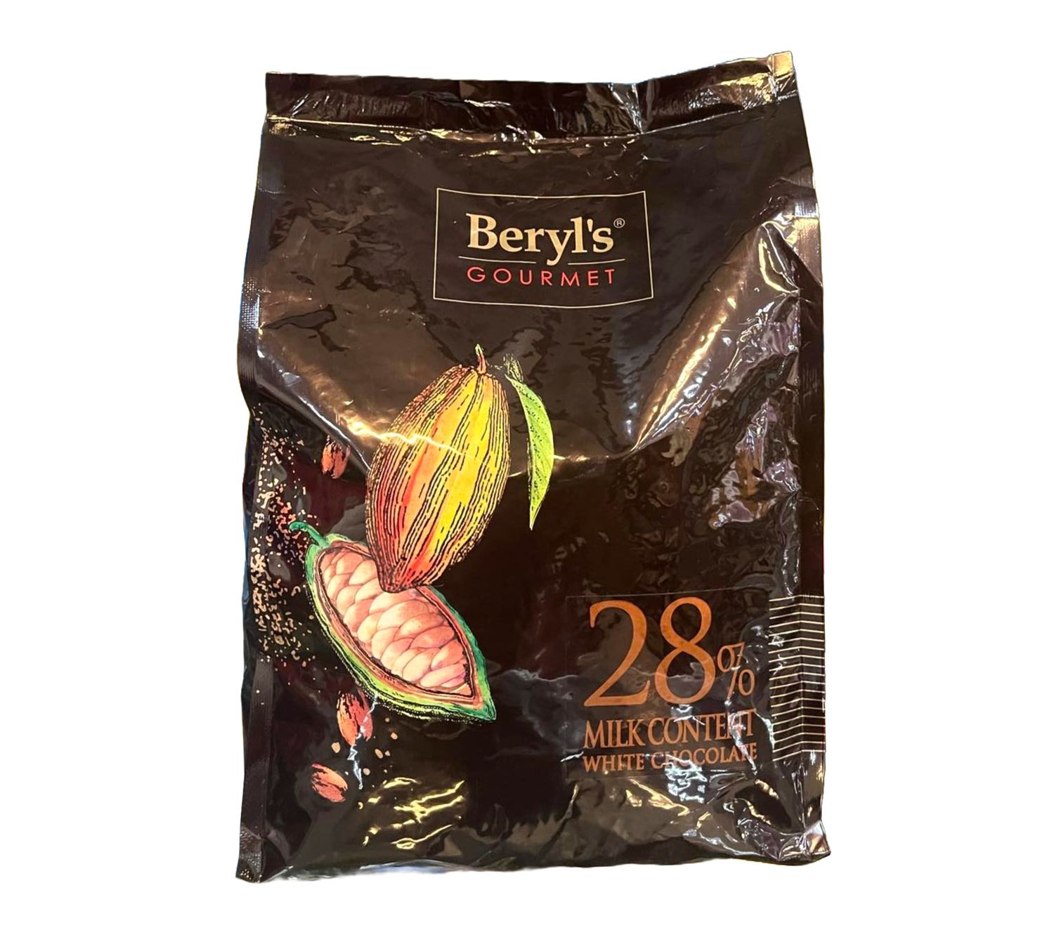 BERYL&#39;S 28% WHITE CHOCOLATE COINS COUVERTURE