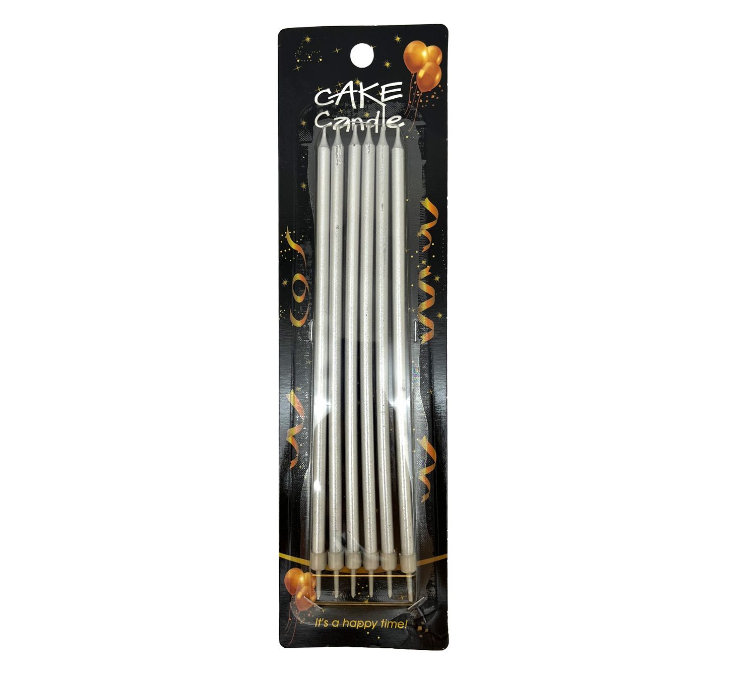 SL064 CANDLE STICK SILVER 7&quot;