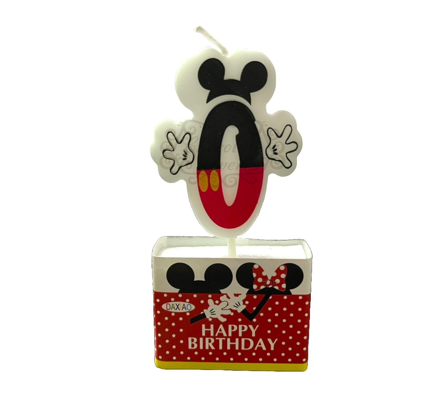 MICKEY MOUSE NUMBER CANDLE #0