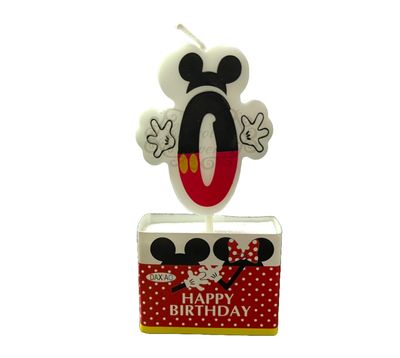 MICKEY MOUSE NUMBER CANDLE #0