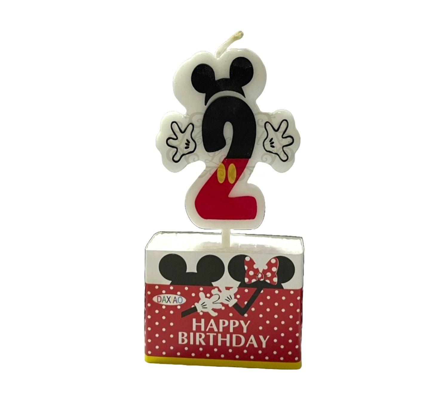 MICKEY MOUSE NUMBER CANDLE #2