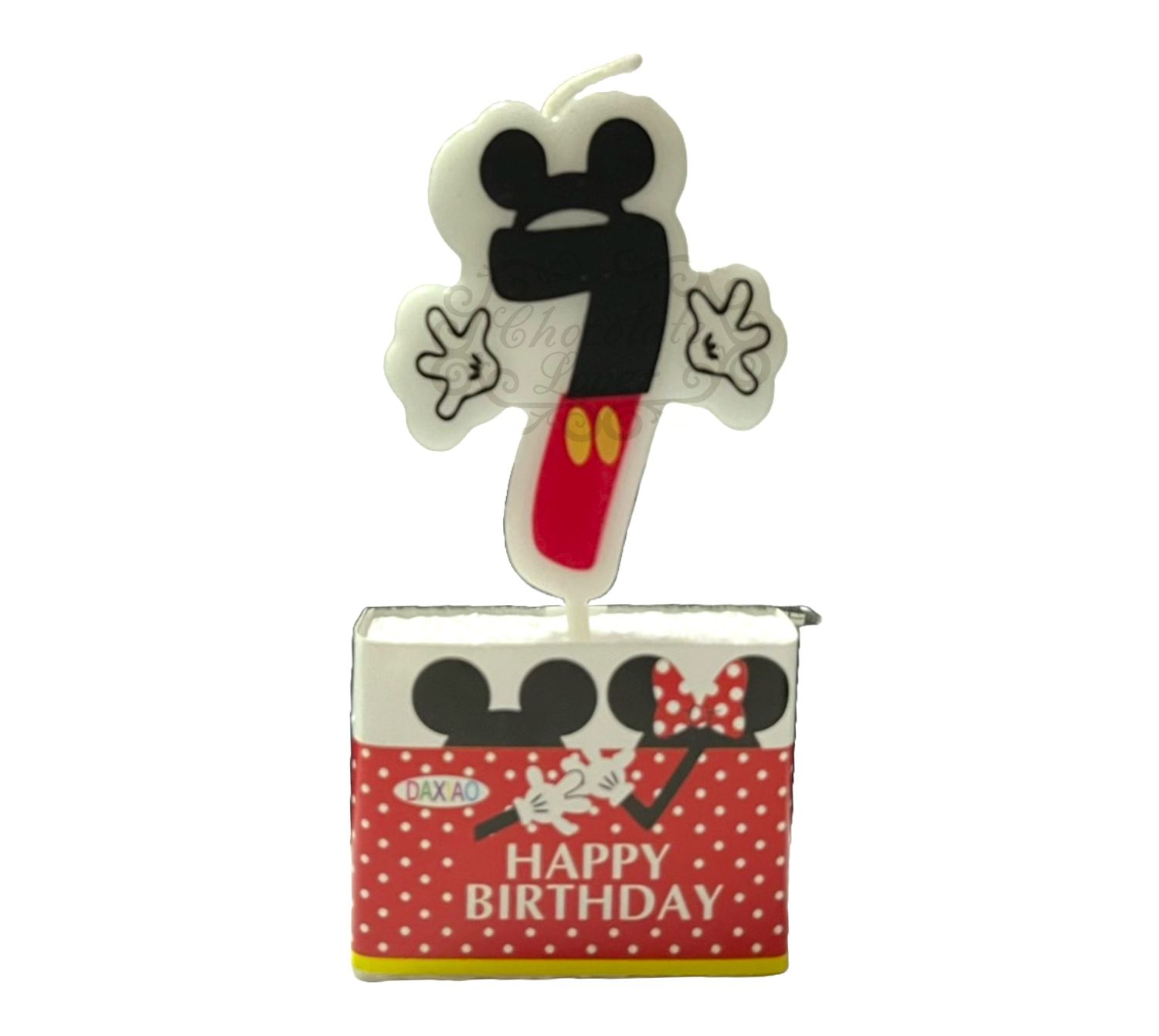 MICKEY MOUSE NUMBER CANDLE #7