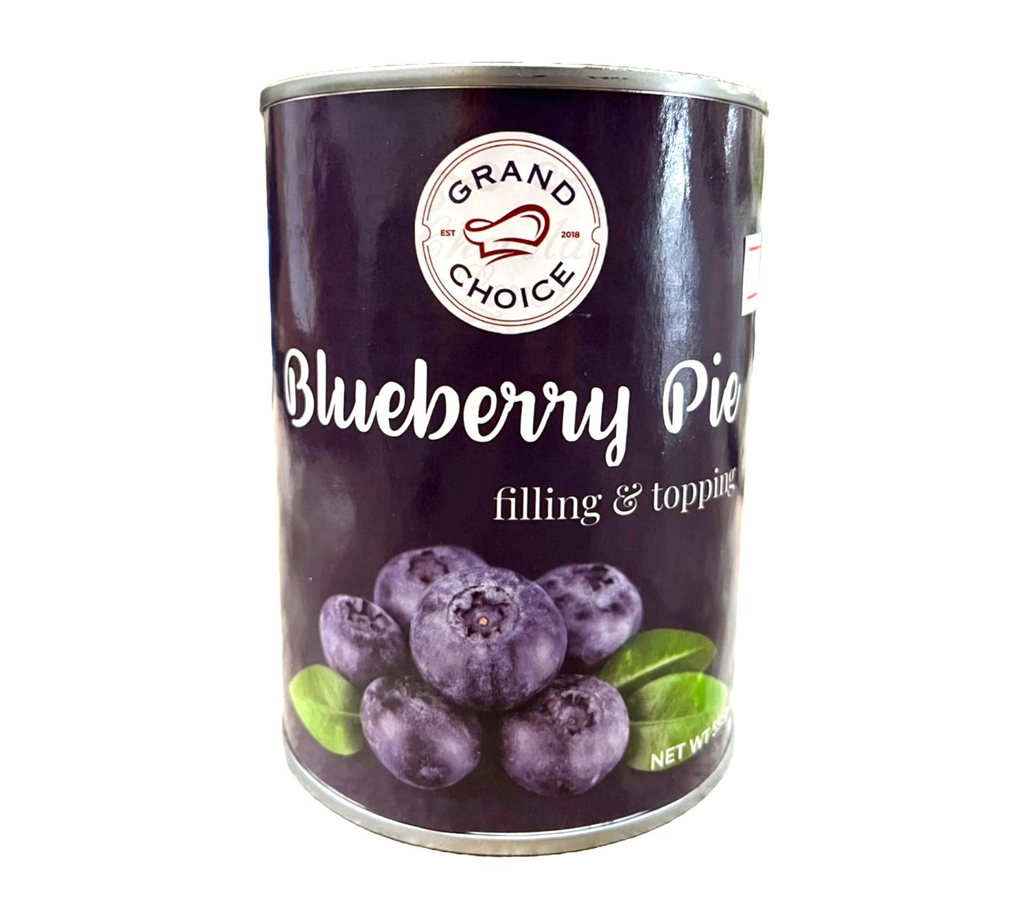 GRAND CHOICE BLUEBERRY PIE FILLING &amp; TOPPING 595g